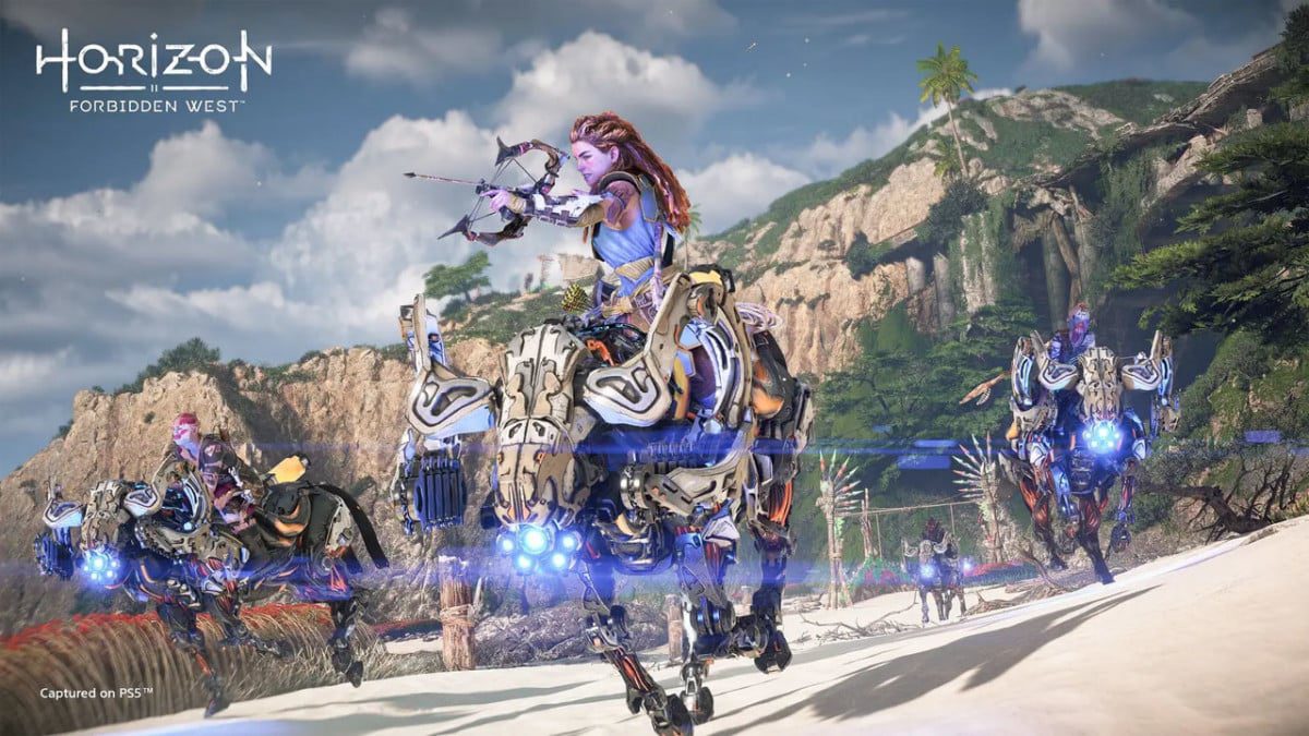 Aloy em Ariete em Horizon Forbidden West