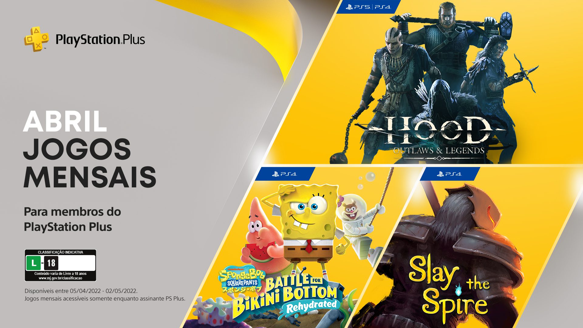 Playstation Plus abril de 2022