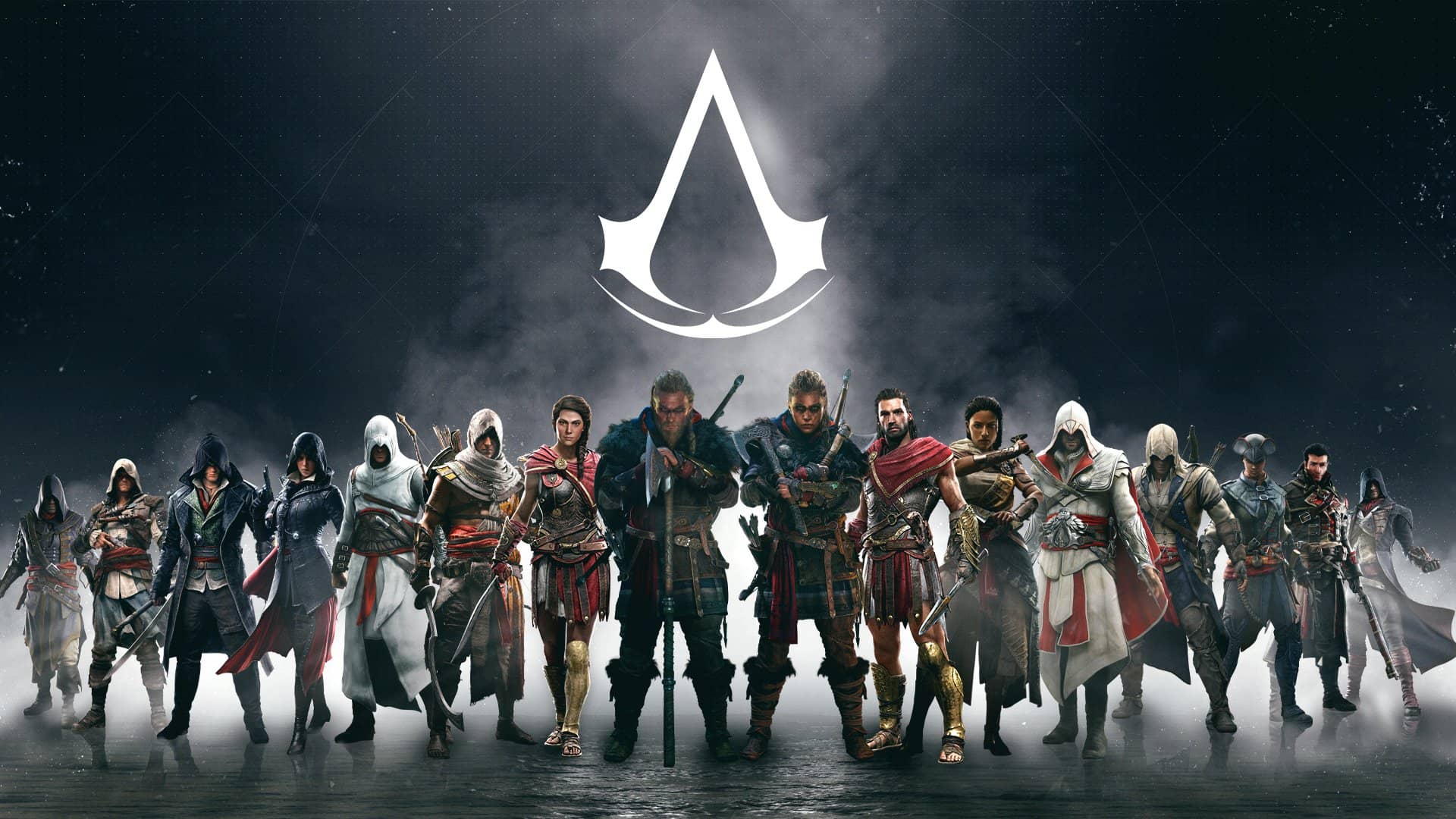 Banner da franquia Assassins Creed