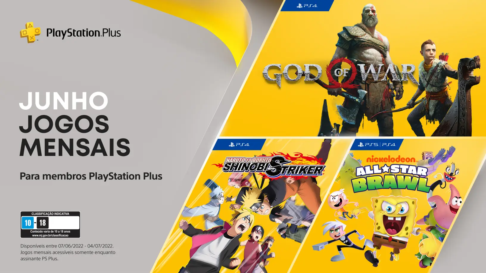 Playstation Plus de junho de 2022