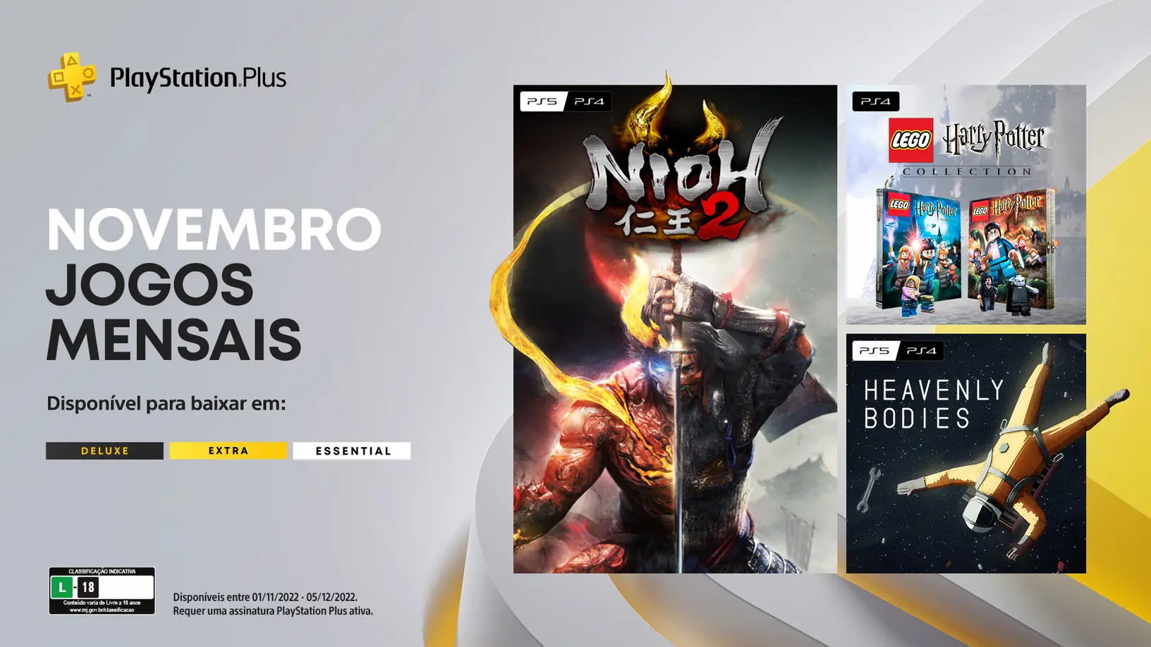 Os jogos do Playstation Plus de novembro de 2022