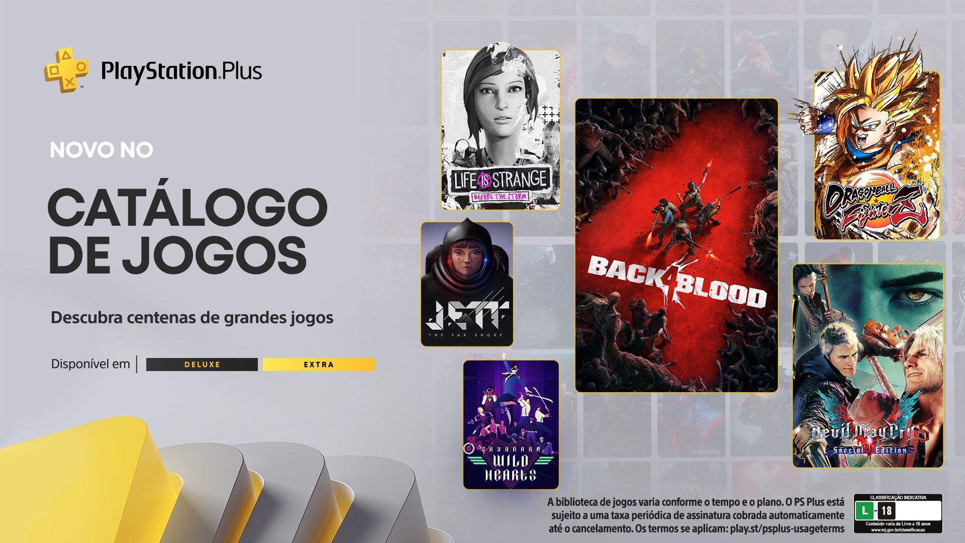 Playstation Plus Extra e Deluxe de janeiro de 2023