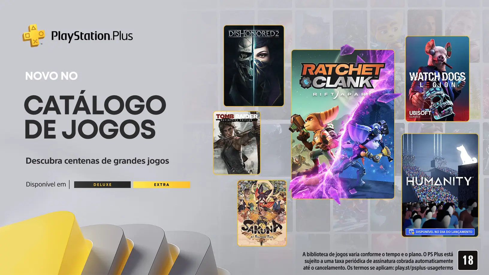 Playstation Plus extra e deluxe de maio de 2023