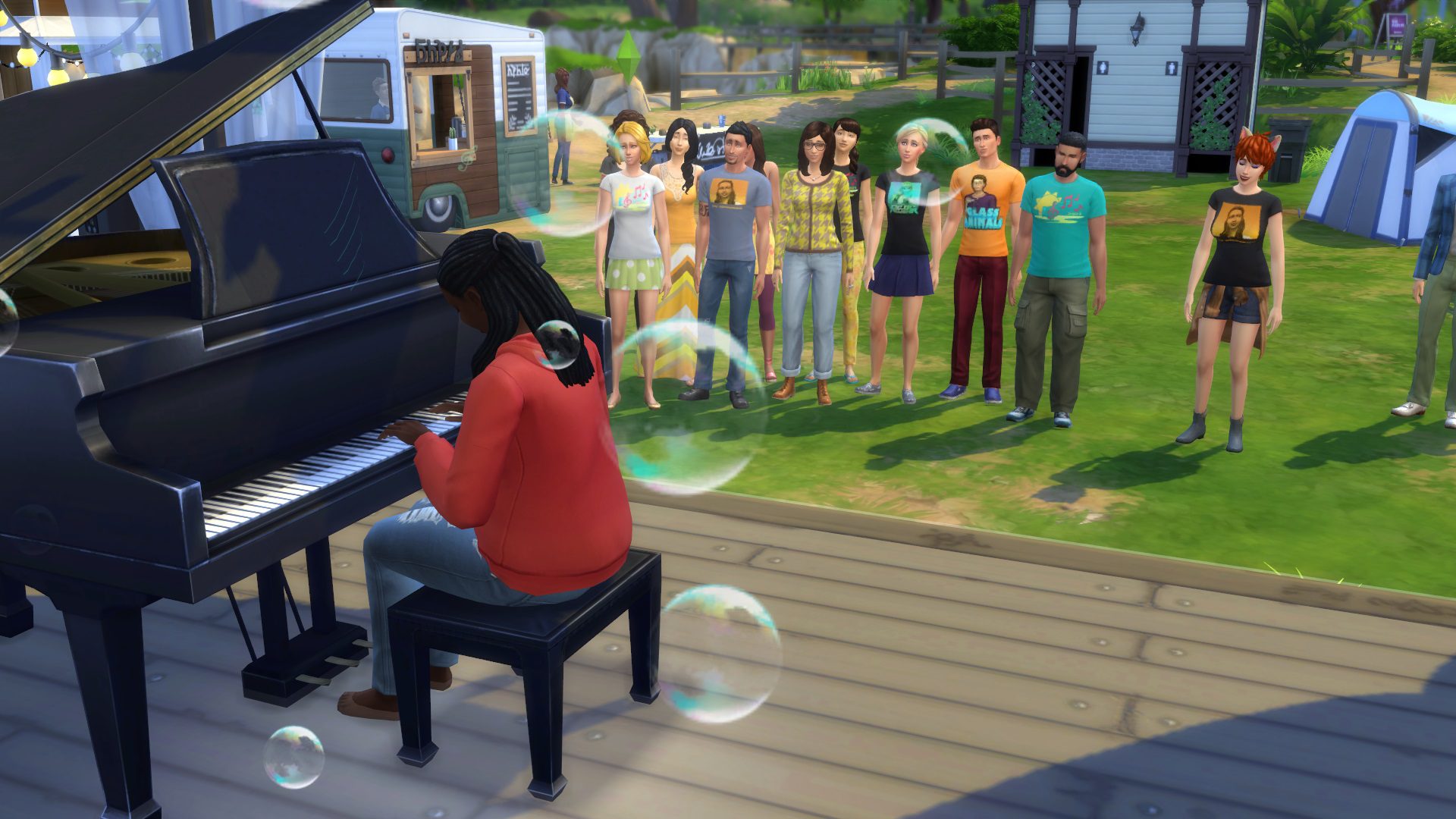 Músico em the sims 4