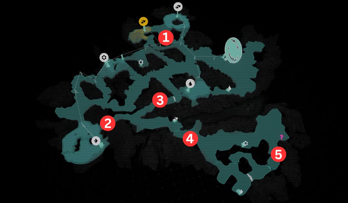 Mapa de The Alters no Ato 1